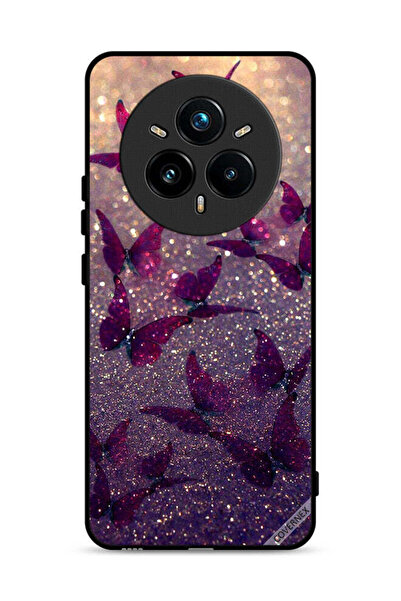 Covernex غطاء حماية لهاتف Realme 14 Pro 5G بنقشة فراشات لامعة