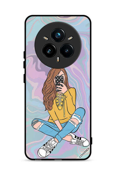 Covernex غطاء حماية لهاتف Realme 14 Pro Plus 5G مع صورة فتاة