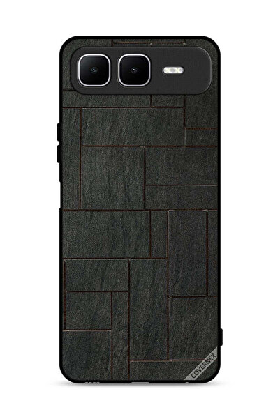 Covernex غطاء حماية لهاتف Infinix Smart 10 Plus بنقشة أحجار على الحائط