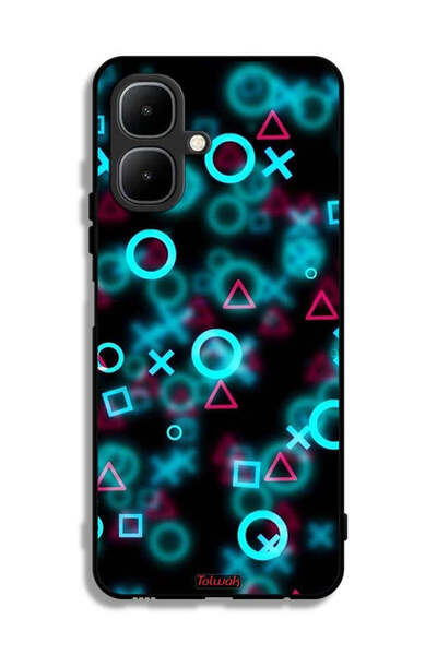 Tolwak غطاء حماية لهاتف Infinix Smart 10 برسومات أيقونات لعبة الحبار الصغيرة