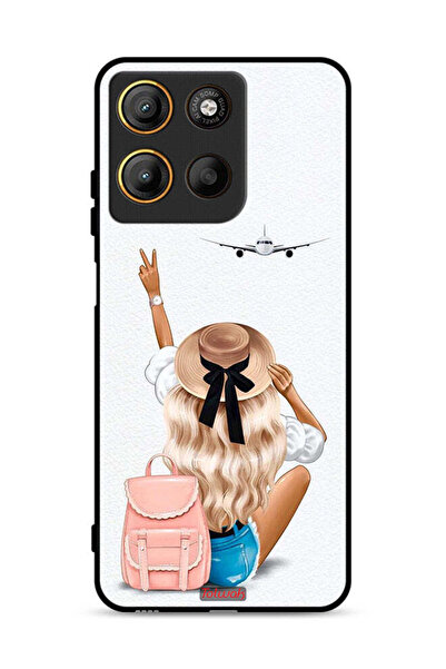 Tolwak غطاء حماية موتورولا موتو جي 15 - فتاة تحب السفر