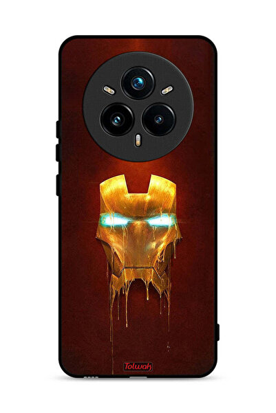 Tolwak غطاء حماية لهاتف Realme 14 Pro 5G من Iron Man Marvel Comics