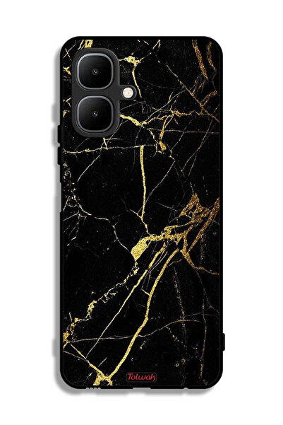 Tolwak غطاء حماية لهاتف تكنو بوب 10 - رخامي متصدع