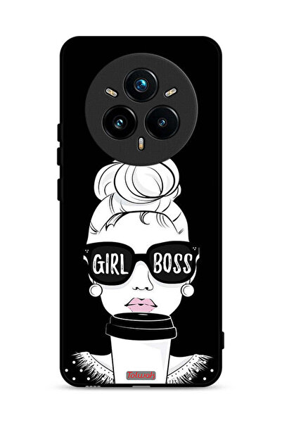 Tolwak غطاء حماية لهاتف Realme 14 Pro Plus 5G بتصميم Girl Boss