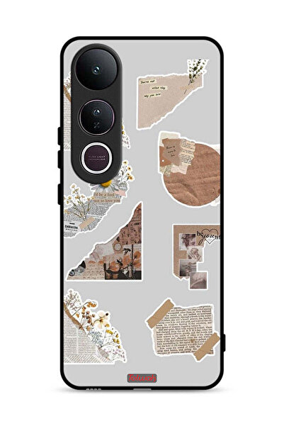 Tolwak غطاء حماية لهاتف Vivo V50 Lite بقطع من الملصقات الورقية