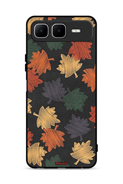 Tolwak غطاء حماية لهاتف إنفينيكس سمارت ١٠ بلس برسومات أوراق الخريف