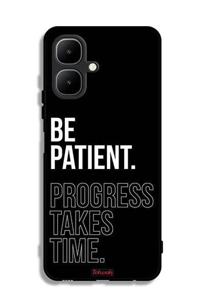 Tolwak غطاء حماية Infinix Smart 10 كن صبورًا فالتقدم يستغرق وقتًا