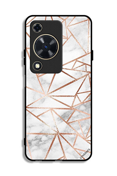 Covernex غطاء حماية لهاتف هواوي نوفا Y72S بنمط رخامي وورق جدران