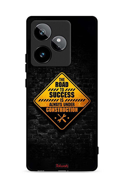 Tolwak غطاء حماية لهاتف Realme GT 7 5G الطريق إلى النجاح دائمًا قيد الإنشاء