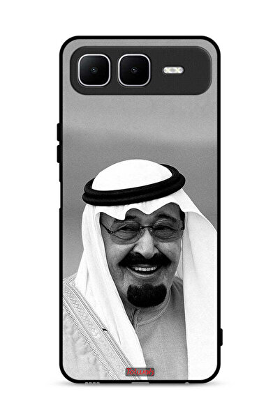 Tolwak غطاء حماية لهاتف إنفينيكس سمارت ١٠ بلس صورة الملك عبدالله مبتسمًا