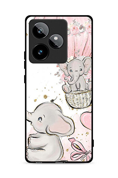 Covernex غطاء حماية لهاتف Realme GT 7 5G برسومات فيلة صغيرة