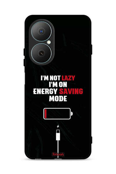 Tolwak غطاء حماية لهاتف هواوي نوفا Y73 أنا لست كسولاً، أنا في وضع توفير الطاقة