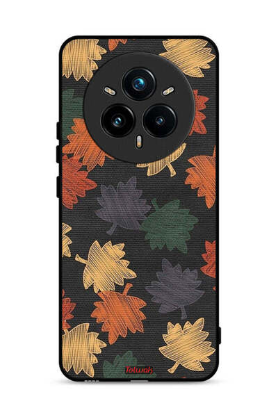 Tolwak غطاء حماية لهاتف Realme 14 Pro Plus 5G برسومات أوراق الخريف