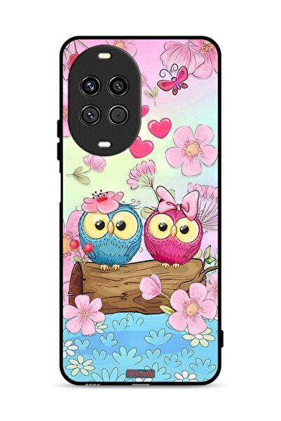 Tolwak غطاء حماية لهاتف هواوي نوفا 14 ألترا 5G برسومات بومة لطيفة