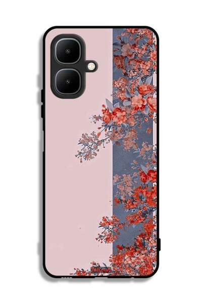 Tolwak غطاء حماية لهاتف إنفينيكس سمارت 10 برسومات أوراق الشجر والزهور