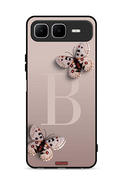 Tolwak غطاء حماية لهاتف إنفينيكس سمارت 10 بلس بنقشة فراشات