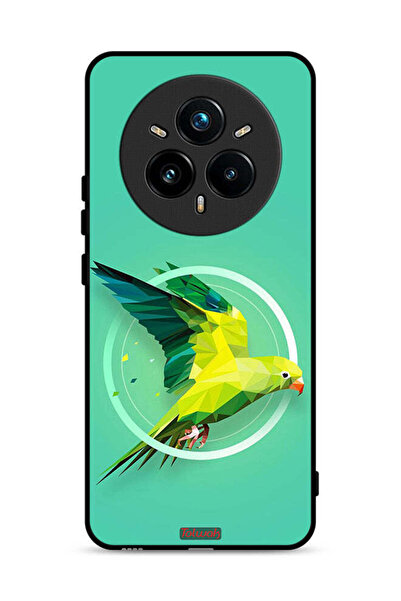 Tolwak غطاء حماية لهاتف Realme 14 Pro 5G بطبعة فن تجريدي ببغاء