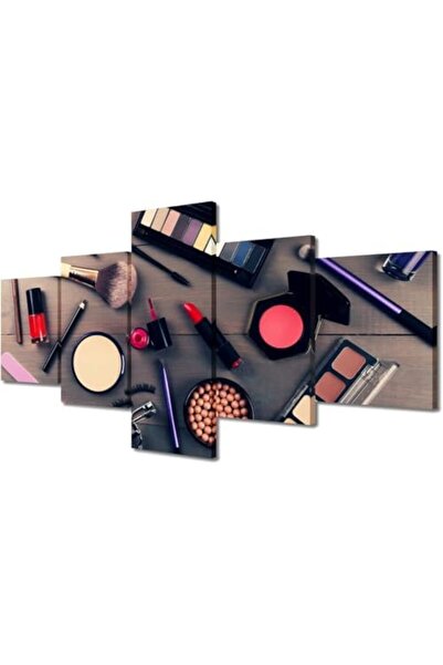 Today Idea Modern Makeup Canvas Art Set by Today Idea | 5-Piece Wall Decor fo...