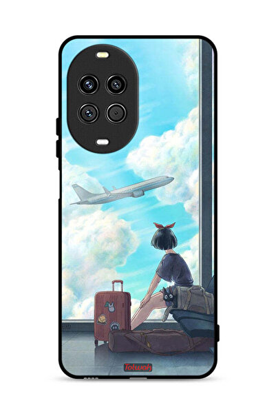 Tolwak غطاء حماية لهاتف هواوي نوفا 14 5G برسومات فنية للسفر