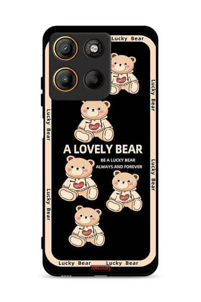 Tolwak غطاء حماية لهاتف موتورولا موتو جي 15 - دب جميل