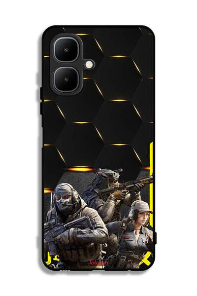 Tolwak غطاء حماية من Infinix Smart 10 بخلفية Cyberpunk