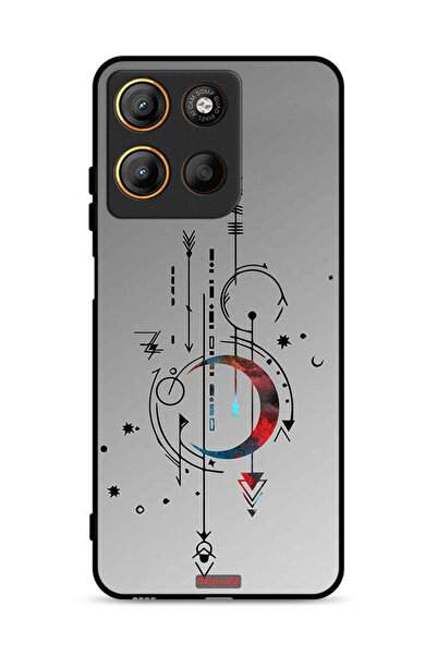 Tolwak غطاء حماية موتورولا موتو جي 15 بنقشة القمر والسهام الفنية