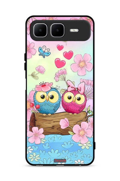 Tolwak غطاء حماية لهاتف إنفينيكس سمارت ١٠ بلس برسومات بومة لطيفة