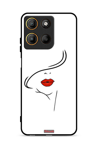 Tolwak غطاء حماية موتورولا موتو جي 15 برسومات وجه فتاة