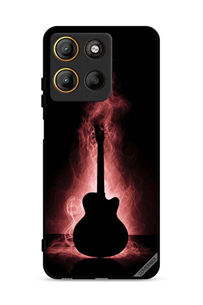 Covernex غطاء حماية لهاتف موتورولا موتو جي 15 بتصميم انعكاس الجيتار