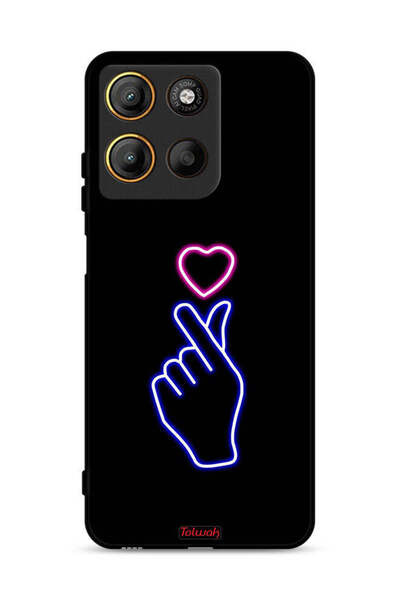 Tolwak غطاء حماية موتورولا موتو جي 15 بتصميم قلب سناب