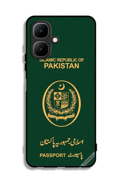 Covernex غطاء حماية لهاتف تكنو بوب 10 بنمط جواز السفر الباكستاني