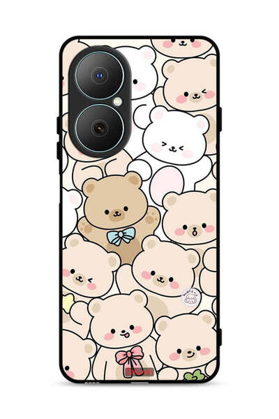 Tolwak غطاء حماية لهاتف هواوي نوفا Y73 بنقشة الدببة