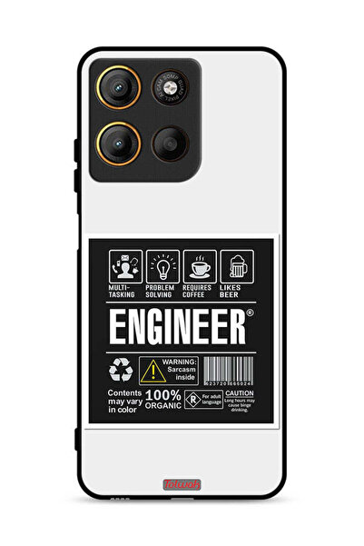 Tolwak غطاء حماية لهاتف موتورولا موتو جي 15 - ملصق مهندس