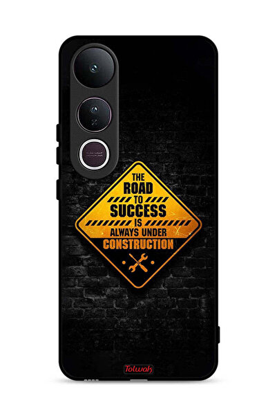 Tolwak غطاء حماية لهاتف Vivo V50 Lite الطريق إلى النجاح دائمًا قيد الإنشاء