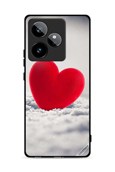 Covernex غطاء حماية لهاتف Realme GT 7 5G بتصميم قلب أحمر جميل