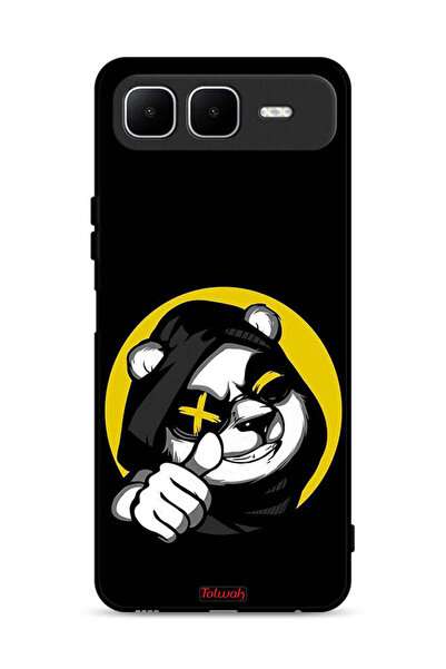 Tolwak غطاء حماية من إنفينيكس سمارت 10 بلس بتصميم قطة مارشميلو لطيفة