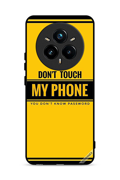 Covernex غطاء حماية لهاتف Realme 14 Pro Plus 5G مكتوب عليه "لا تلمس هاتفي، أن...