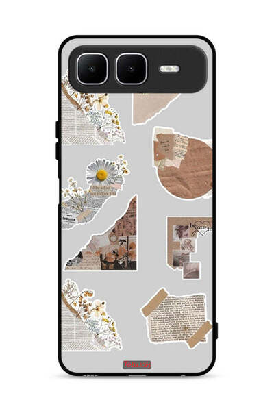 Tolwak غطاء حماية لهاتف إنفينيكس سمارت 10 بلس، قطع من الملصقات الورقية