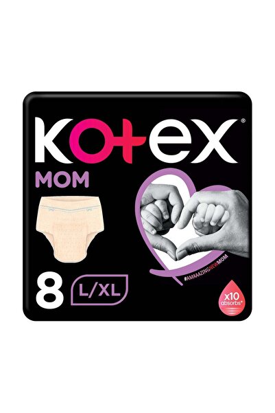 Kotex سراويل صحية لما بعد الولادة مقاس L/XL - 8 قطع