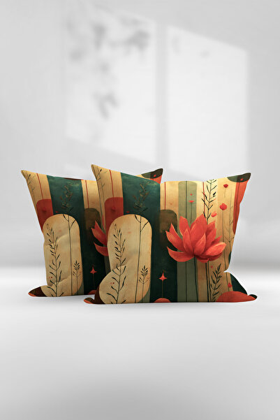 2 Pcs Double Sided Patterned Pillow Cushion Covers