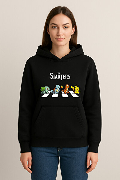 MODA The Starters Printed Hooded Sweatshirt (2 Thread)