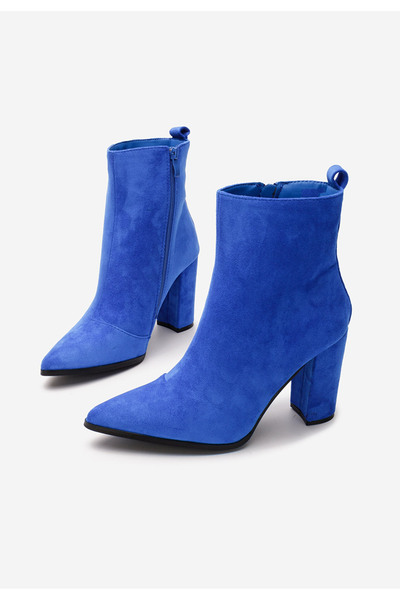 B T Shoes Μποτάκια με τακούνι Adalina V2 μπλε