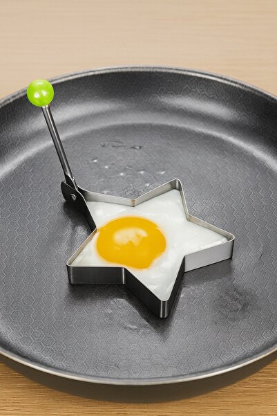 poswicon Premium Series Non-Stick Fireproof Practical Visual Stylish Presentation Star-Shaped Omelette Pancake Mold 1 Piece