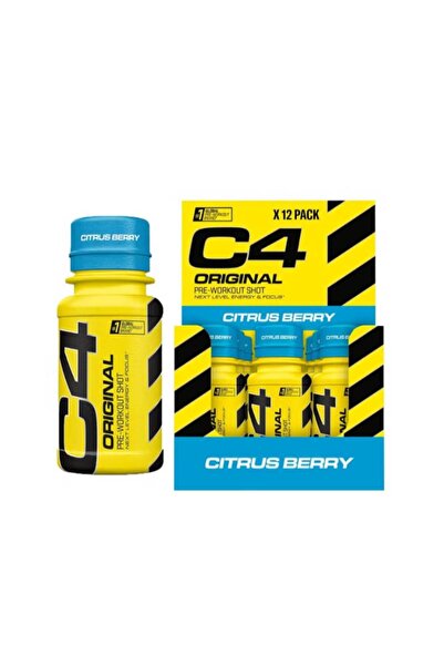 Cellucor عبوة من 12 مشروبًا قبل التمرين الأصلي C4 بنكهة التوت الحمضي، 60 مل