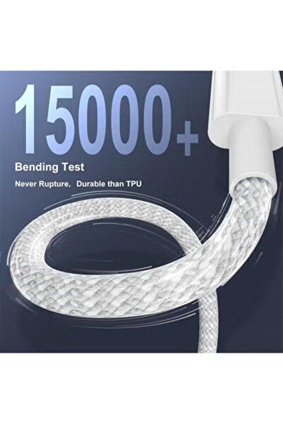 Taimi 240W USB-C Charge Cable 2m White