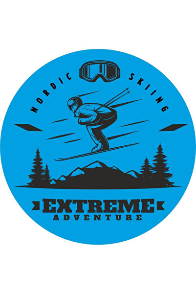 TSC ملصق تزلج على الجليد والكاياك للسيارة واللابتوب مقاس 18 سم