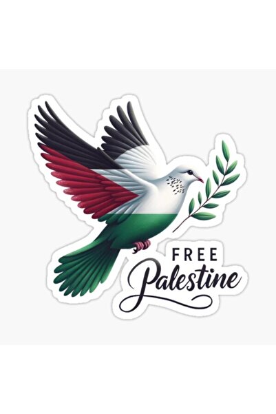 TSC Özgür Filistin Gazze Güvercini Çıkartması Araba Sticker Etiket