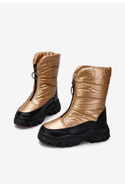 B T Shoes Champagne dámské sněhule Beneda