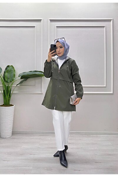moda acar Raincoat with Hat