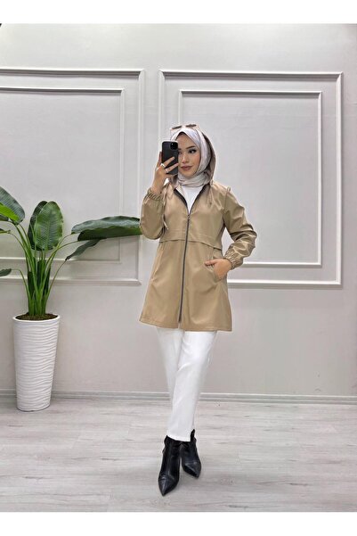 moda acar Raincoat with Hat